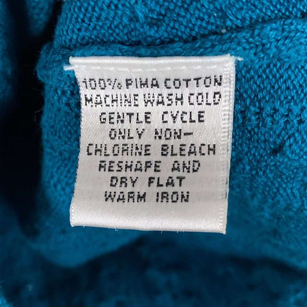 3/$25 Talbots Cable Knit Button-Front Cardigan - Picture 5 of 7